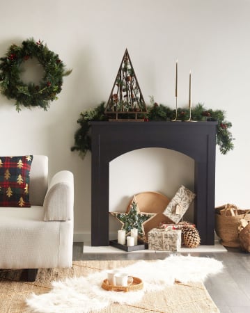 Electric fireplaces and decorative frames - Fireplace frame BUSSELTON Black