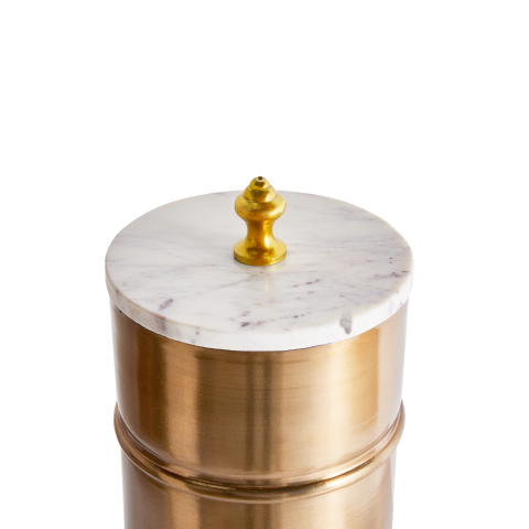 ALMAY storage container Metal Gold [4]