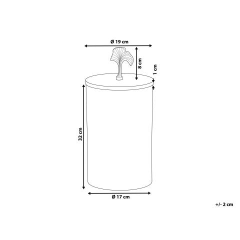 Recipient de depozitare  ASWAN Metal Auriu [2]