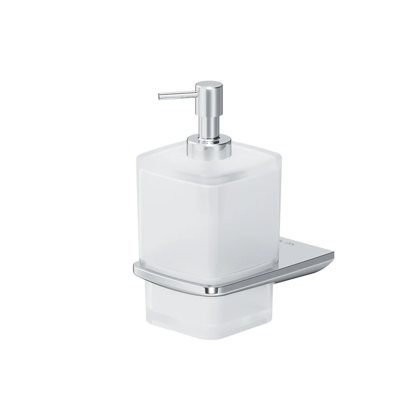 Accesorii - Săpunieră din sticlă de perete Inspire 2.0, crom