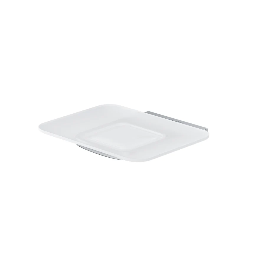 Accesorii - Suport sapun de perete Inspire 2.0 din sticlă, crom