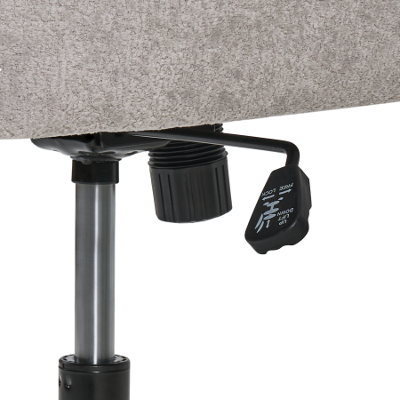 Office chair ALPINE Faux Fur Grey [8]