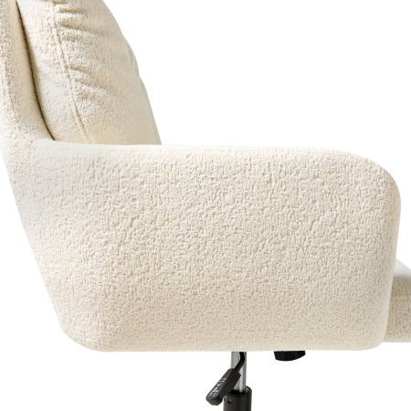 Office chair ALPINE Boucle Off-white [6]