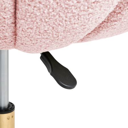 ANNABELLE Office Chair Boucle Pastel Pink [8]