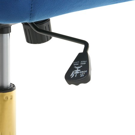 Scaun de birou BARDSDALE Catifea Bleumarin [8]