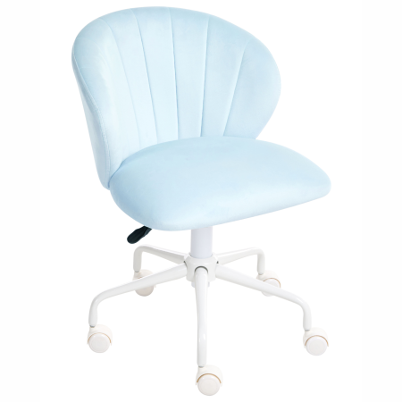 CHEERFUL office chair Velvet Light blue [3]