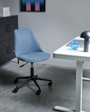 Scaun de birou - Office chair DAKOTA Light blue