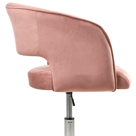 Scaun de birou KATONAH Catifea Roz [4]