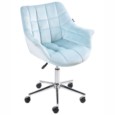 Office chair LABELLE Velvet Light blue [1]