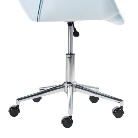 Office chair LABELLE Velvet Light blue [7]