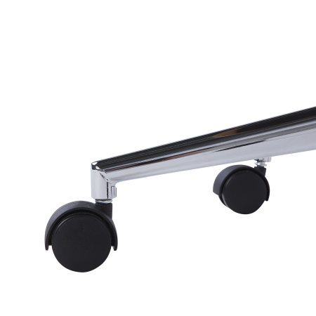 Scaun de birou MARIBEL Piele ecologică Gri deschis [9]