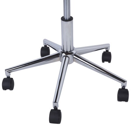 Scaun de birou MARIBEL Piele ecologică Gri deschis [8]