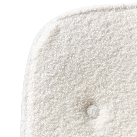 Scaun de birou PAWNEE Boucle Alb-murdar [7]