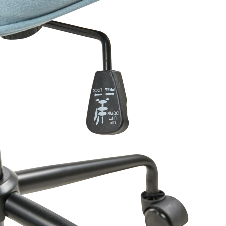 PAWNEE Office Chair Velvet Light Blue [7]