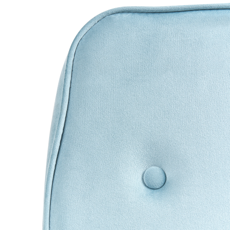 PAWNEE Office Chair Velvet Light Blue [6]