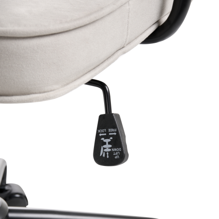 Scaun de birou PAWNEE Catifea Bej deschis [7]