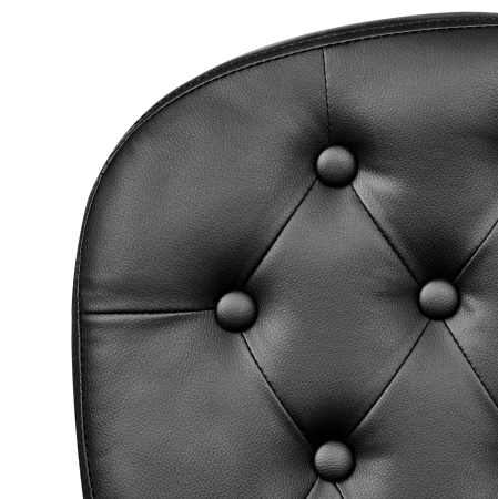 Scaun de birou PRINCESS Piele ecologică Negru [7]