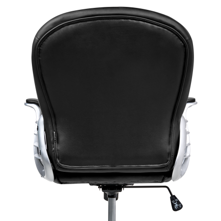 Scaun de birou PRINCESS Piele ecologică Negru [6]