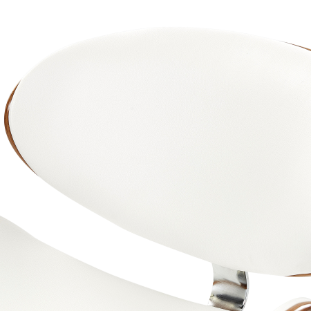 Scaun de birou ROTTERDAM Piele ecologică Alb [5]