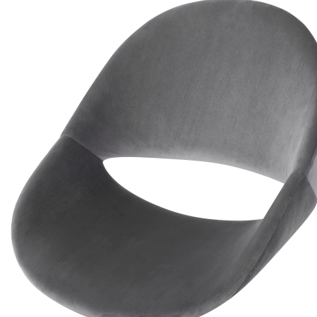 Office chair SELMA Velvet Grey [7]