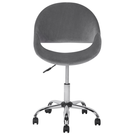 Office chair SELMA Velvet Grey [3]