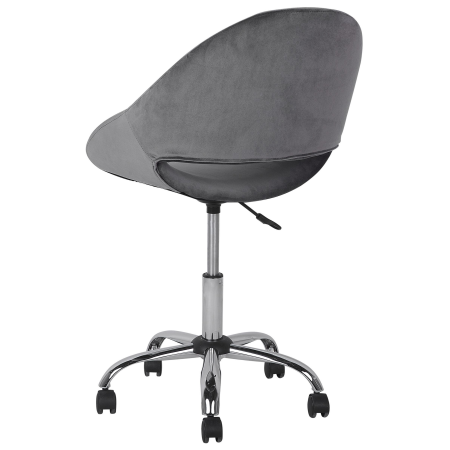 Office chair SELMA Velvet Grey [5]