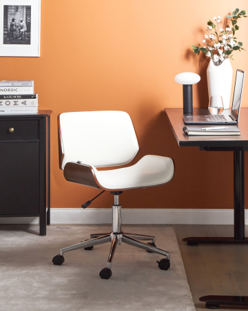 Scaun de birou - Office Chair TOTOWA Eco-Leather White