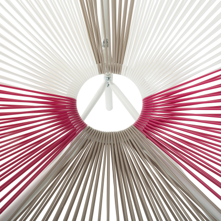 ACAPULCO Garden Chair Synthetic Rattan Fuchsia Pink [8]