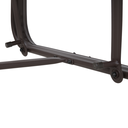 Scaun de grădină BORGIO Metal Maro/Gri [7]