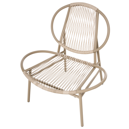 Garden chair OVARO Synthetic rattan Beige [5]