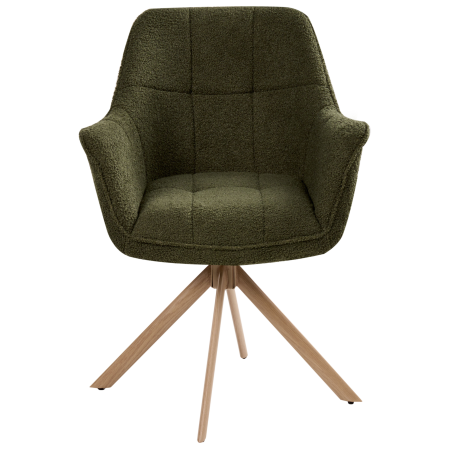 Scaun dining Pivotant HAYDEN Boucle Verde [4]