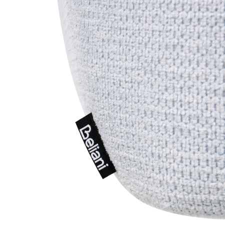 Dining Chair Swivel MORNAS Synthetic Linen Light Blue [6]