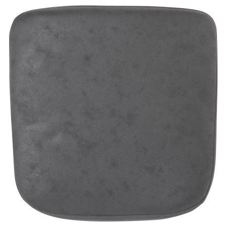 Scaun dining YORKVILLE Piele ecologică Gri [8]