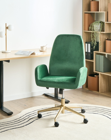 Scaun ergonomic CLARE Catifea Verde [0]