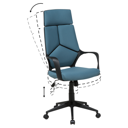 Ergonomic Chair DELIGHT Green Blue [6]