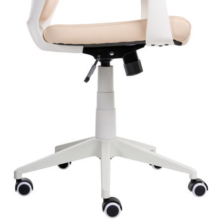 Scaun ergonomic DELIGHT Piele ecologică Bej deschis [8]