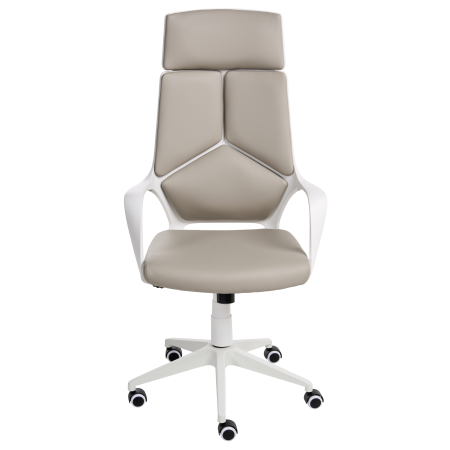 Scaun ergonomic DELIGHT Piele ecologică Taupe [5]
