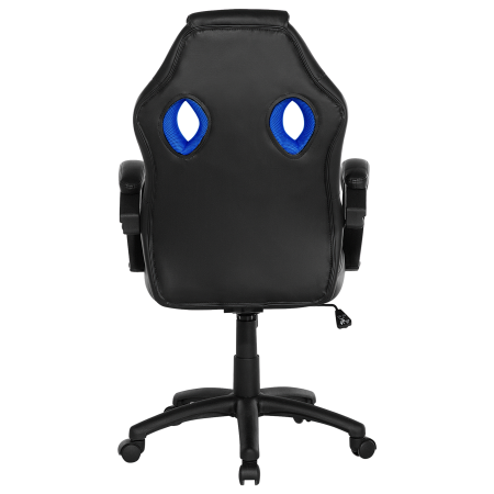 Ergonomic chair FIGHTER Eco-leather Navy Blue [5]