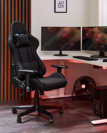 Scaun gaming - Gaming chair WARRIOR Black
