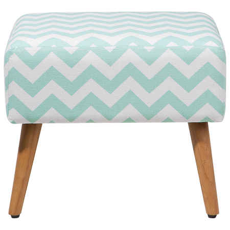 Scaun taburet MANTEO Bumbac Verde mentă [3]