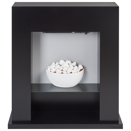 Electric fireplace with heating function DJURAB Black [1]