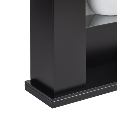 Electric fireplace with heating function DJURAB Black [8]