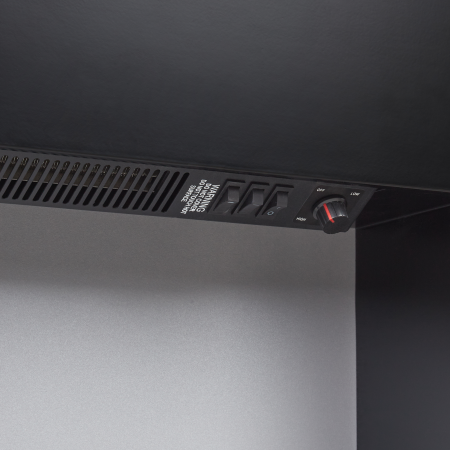 Electric fireplace with heating function DJURAB Black [7]