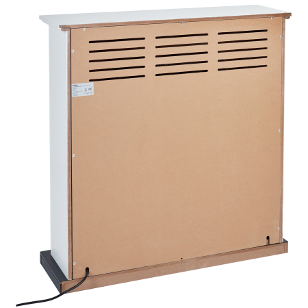 Electric fireplace with heating function NYIRI White [4]