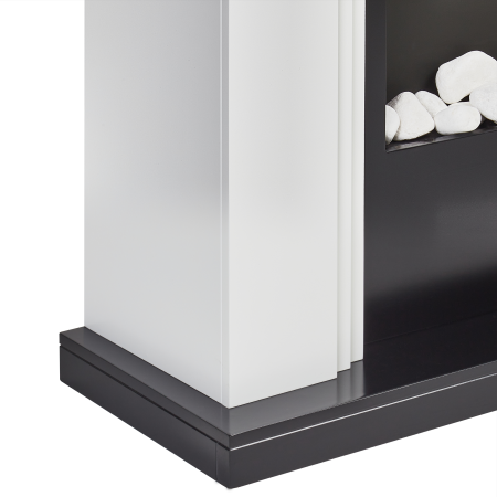 Electric fireplace with heating function NYIRI White [8]