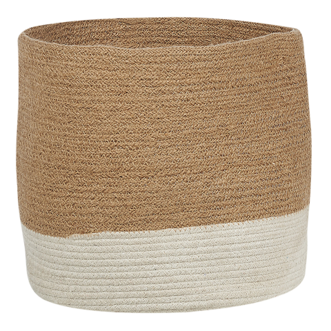 Set de 2 coșuri BULANIK Iută Alb [3]