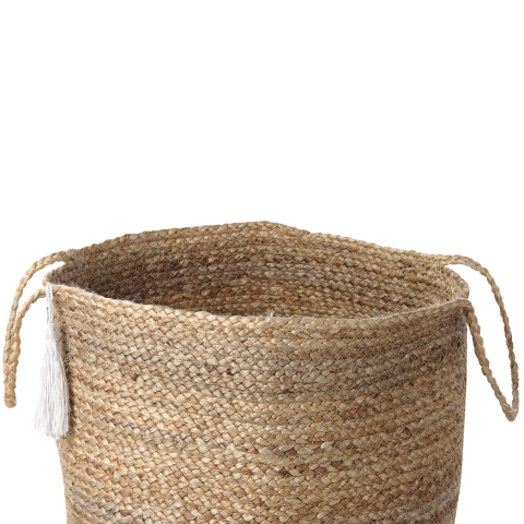 Set of 2 GAJAR Jute baskets White [4]