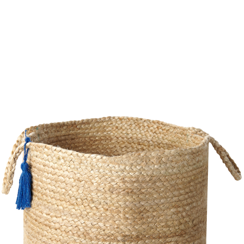 Set of 2 GAJAR Baskets Jute Navy Blue [4]
