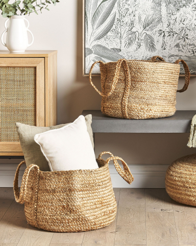 Bathroom - Set of 2 baskets KORNAK Jute Natural