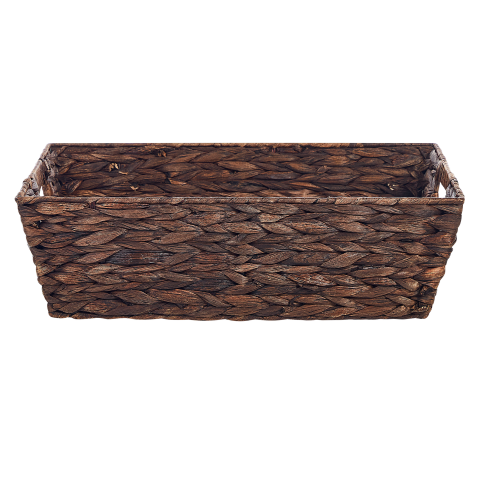 Set of 2 Baskets PANDZ Wicker Dark Brown [4]